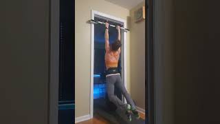 weighted pull ups 20kg 44lbs at bodyweight of 108lbs [upl. by Mulderig]