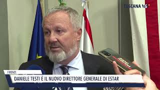 20240901 FIRENZE  DANIELE TESTI È IL NUOVO DIRETTORE GENERALE DI ESTAR [upl. by Atinas]