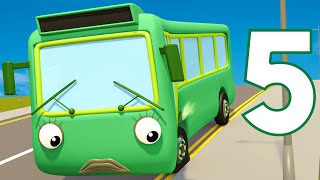 5 Green Buses Song  more Classic Nursery Rhymes for Kids Songs  Geckos Garage Bus Cartoon [upl. by Chelsea]