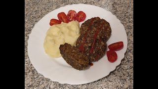 Vegetarische Frikadellen  Grünkernlaibchen [upl. by Ahsayn]