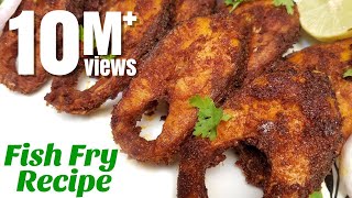 Fish Fry Recipe  Simple and Delicious Fish Fry  How to make fish fry  Hyderabadi Ruchulu [upl. by Llenra]