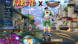 MLBB X NARUTO  unlock all Naruto skins injector  mlbb upcoming animation new skins and update [upl. by Drarehs]