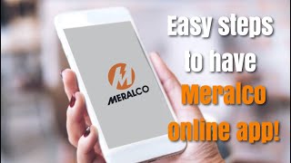 Meralco online registration Check your Bills online [upl. by Arrahs]