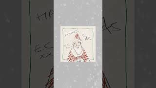 The cover art of Erics album Happy Xmas which was drawn by Clapton himself [upl. by Chan]