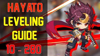 Hayato Leveling Guide 10280 [upl. by Ponton41]