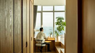 Inside A JapaneseInspired 88 Sqm Home With Stunning Sea Views  Singapore [upl. by Egroeg]