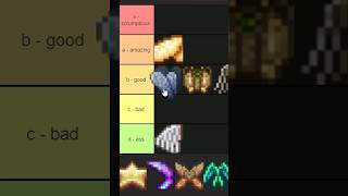 Terraria Wings Tier List terraria shorts [upl. by Kowal291]