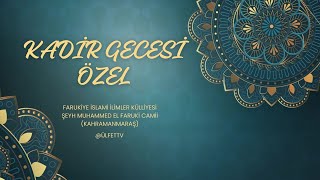 KADİR GECESİ ÖZEL [upl. by Shuler]