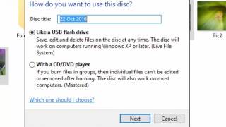 How to Burn Photos to a CD or DVD in Windows 10 [upl. by Aihn]