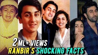 Ranbir Kapoors LIFE From DRUGS GIRLFRIENDS AND MORE  36 SHOCKING FACTS [upl. by Ddej]