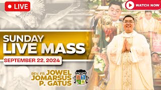 SUNDAY FILIPINO LIVE MASS TODAY II SEPTEMBER 22 2024 II FR JOWEL JOMARSUS GATUS [upl. by Lewison]