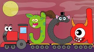 Monster Train More Kids Halloween Songs  English Tree TV [upl. by Nahij928]