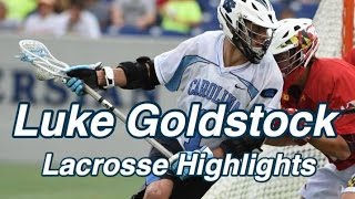 College Lacrosse Highlights Luke Goldstock 1 [upl. by Kenyon625]