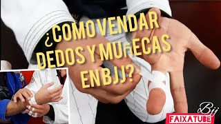 ⚠️¿ SABES COMO VENDAR DEDOS Y MUÑECAS en BJJ Protege y Recuperate de lesiones con estos vendajes🤙 [upl. by Arykat673]