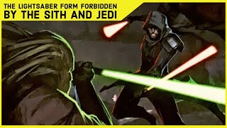 Why Was This Lightsaber Form FORBIDDEN By The Jedi And Sith Trakata Explained [upl. by Aeslahc129]