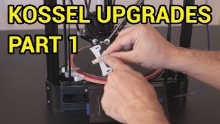 Anycubic Kossel 3D printer Upgrades How to Install Heated bed and Linear Rails Part 1 [upl. by Wolfy]