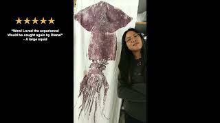 Marine Biologist Diana Li PhD on the giant squids giant axon [upl. by Ecirtaed]