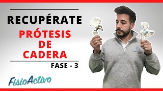 PRÓTESIS DE CADERA 🦿 Rehabilitación Completa FISIOTERAPIA FASE 3 2022 [upl. by Ocisnarf412]