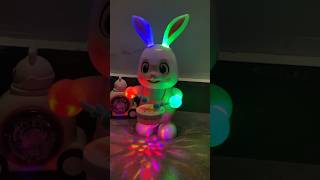 Dancing Robot Bunny Singing Rabbit with Drum Performance toy [upl. by Ihcur]