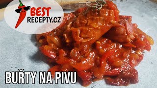 BUŘTY NA PIVU  Nejlepší recept na pochoutku ze špekáčků 🌶 [upl. by Babita]