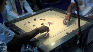 Yogesh Pardeshi vs Nishanta Fernando Set 2 Carrom ICF CUP 2015 quarter final [upl. by Ellsworth287]