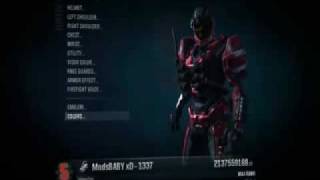 Halo Reach All Armour Customization [upl. by Niki488]