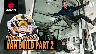 Destroying The Van To Build The Framework  Blake Builds Van Life Ep2 [upl. by Service]