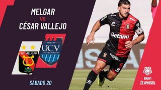 Melgar 52 César Vallejo resumen todos los goles y mejores jugadas del partido por la Liga1 2024 [upl. by Eibot681]