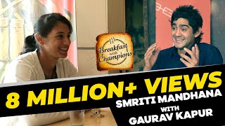 Smriti Mandhana On Scoring 200 with Rahul Dravids Bat U19 Selection at 11 amp Bhelpuri  BwC S5E3 [upl. by Ness]