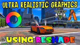 GTA V  FiveM Ultra Hd Graphics Using Reshade  Free HD Presets [upl. by Atimad]