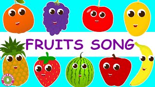 Fruits Song  Toddler Rhymes  Educational Kids Song  Bindis Music amp Rhymes [upl. by Nera862]