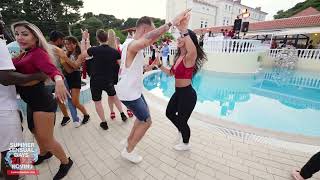 Clement amp Virginie  Bachata social dancing  Summer Sensual Days 2023 Rovinj [upl. by Analli]