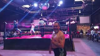 El Padrino Promotions Lucha Libre EL paso Texas Aspid Drako vs Anclayerm Sapuris [upl. by Idleman945]