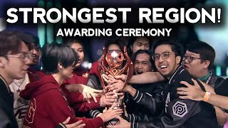 STRONGEST REGION SRG AWARDING CEREMONY SKY PRINCE FINALS MVP [upl. by Osrit]