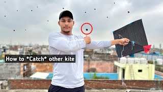 How To Catch other Kite easily  Kite flying  Kite Cutting Kite [upl. by Steward227]