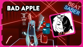 FalKKonE and Rena  Bad Apple Metal Cover  Beat Saber Expert SS Rank [upl. by Einnaffit50]