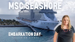 MSC Seashore Embarkation Experience  Interier Bella Stateroom Tour [upl. by Akiner]