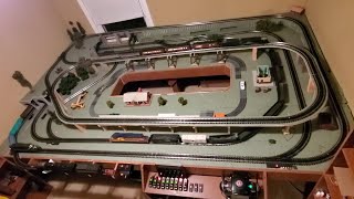 Really Cool Lionel O Gauge 12x8 Layout wdouble reverse or 3 loops [upl. by Caitrin497]