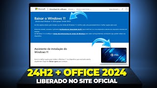 LIBERADO de GRAÃ‡A para TODOS Windows 11 24H2  OFFICE 2024 OFICIAL [upl. by Enibas]