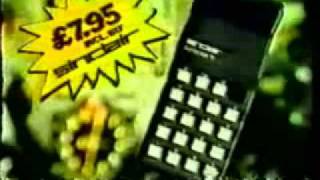 Sinclair Calculators TV advert [upl. by Lew]