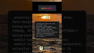 Create Eye Catching Text Animation with HTML amp CSS  FadeIn amp Fade Out Effects video shorts [upl. by Leod]