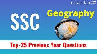 SSC Geography Questions  SSC CGL CHSL MTS Exams  General Studies for SSC Exams [upl. by Olney]