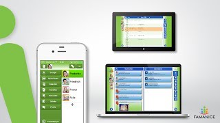 Die App mit Familienkalender FamilienChat Einkaufslisten Familienplaner [upl. by Hospers]