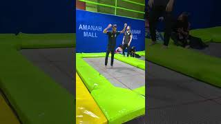 Amana Mall trampoline video flipp lovesongs foryou [upl. by Malda]