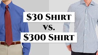 30 vs 300 Mens Dress Shirt  How To Spot Quality Shirts amp Avoid Crap  Gentlemans Gazette [upl. by Rosenstein745]