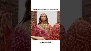 Most iconic character Padmawati DeepikaPadukone ShahidKapoor Status Viral trending [upl. by Obala]