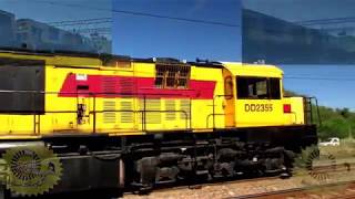 Rovos Rails Luxury Train pulled by ExQueensland Diesels [upl. by Relyhs]