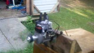 HOMELITE 25CC RC GAS ENGINE RUNNING MIKE HOUSTON [upl. by Algy]