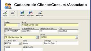 08  Cadastro de clientes e fornecedores [upl. by Ystap]