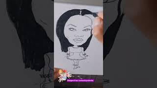 Disegno la caricatura di Anna Pepe [upl. by Acnairb55]